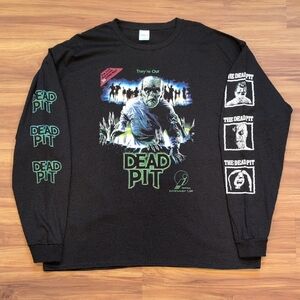 DEAD Pit Black Long Sleeve HORROR Goth Gore